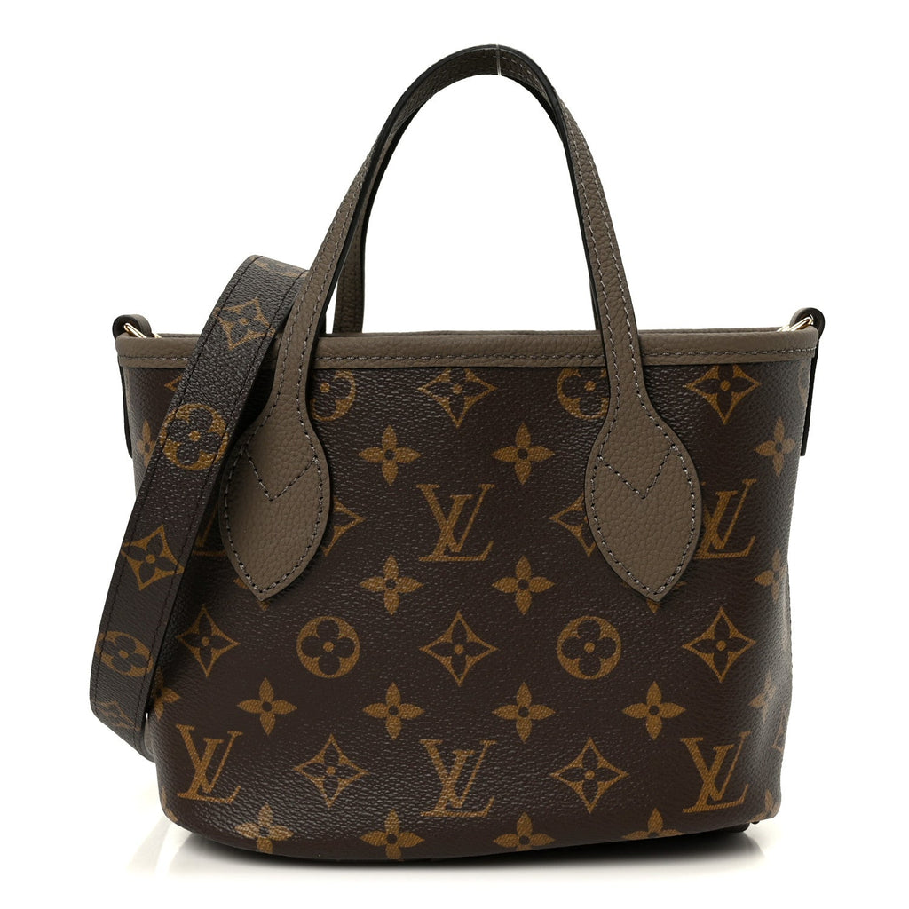 Louis Vuitton Monogram Neverfull Inside Out Bandouliere BB Dark Fango