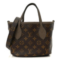 Louis Vuitton Monogram Neverfull Inside Out Bandouliere BB Dark Fango
