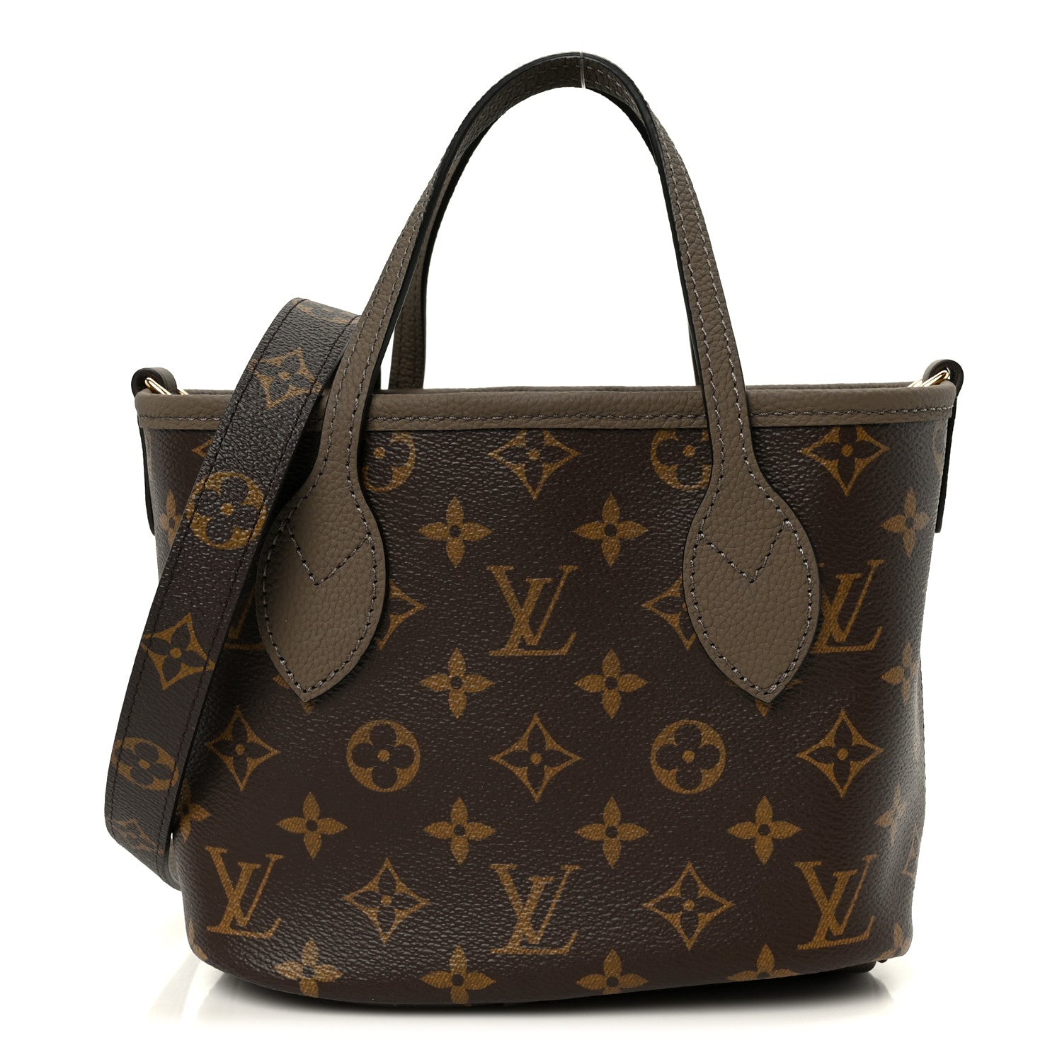 Louis Vuitton Monogram Neverfull Inside Out Bandouliere BB Dark Fango