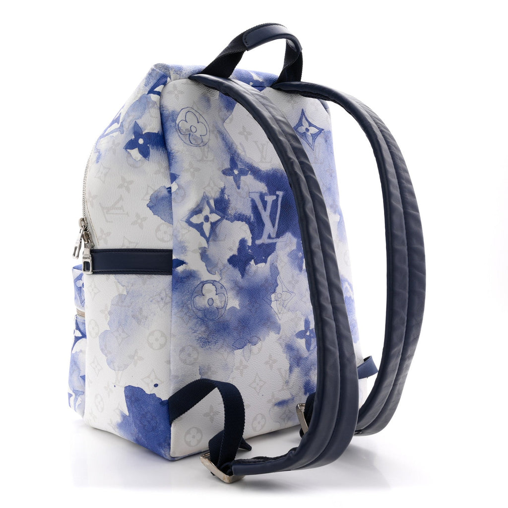 Louis Vuitton Monogram Watercolor Discovery Backpack Blue