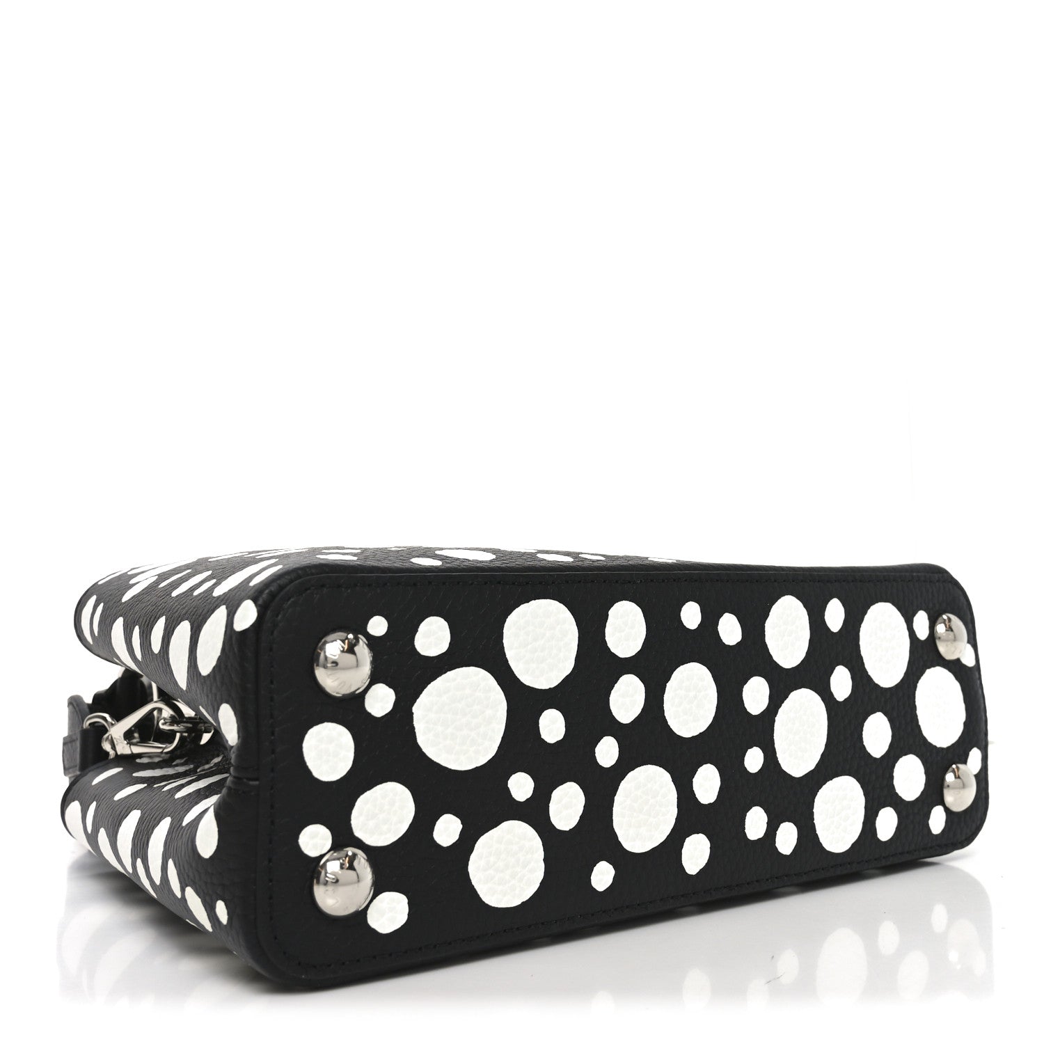 Louis Vuitton LV X YK Taurillon Capucines BB Black White