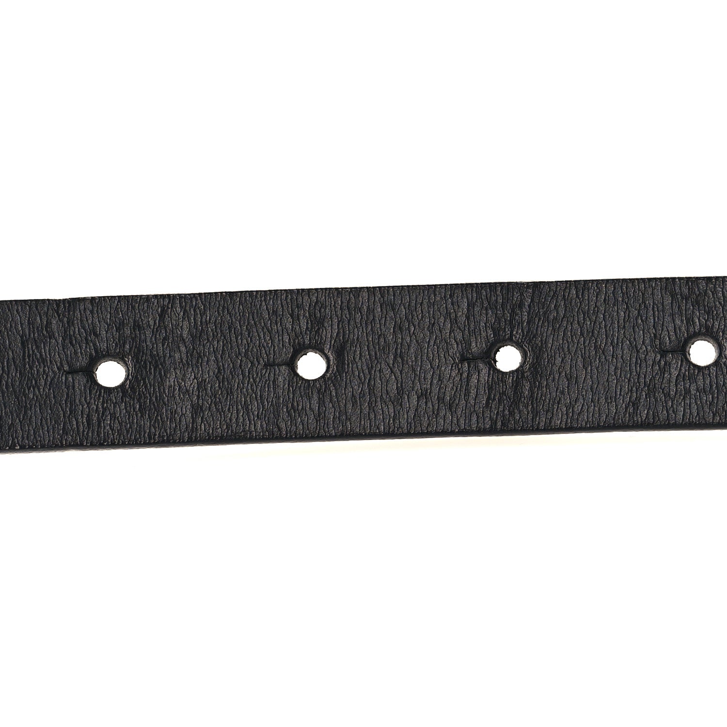 Gucci Calfskin Double G 20mm Slim Belt 75/30 Black