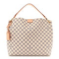 Louis Vuitton Damier Azur Graceful MM Rose Ballerine