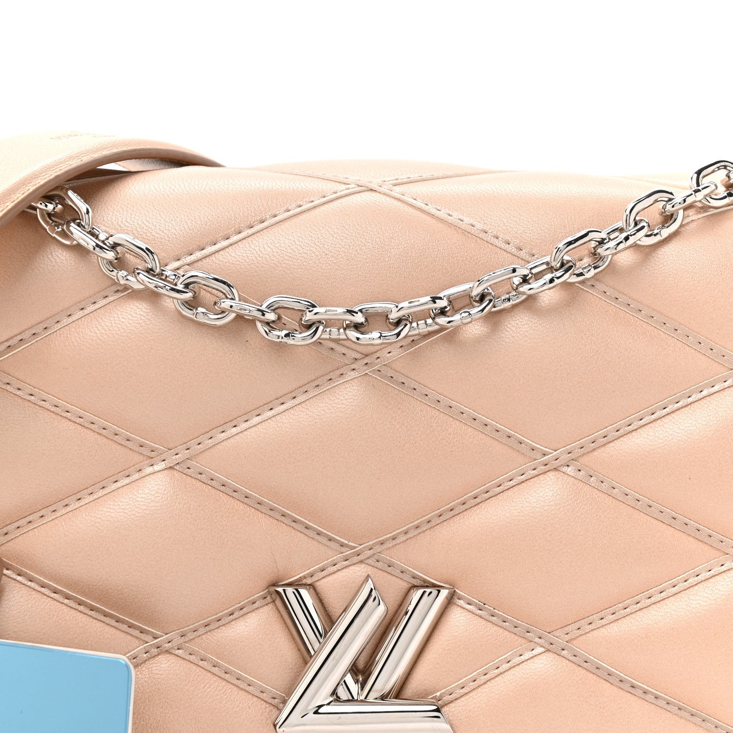 Louis Vuitton Lambskin Malletage GO-14 PM Champagne