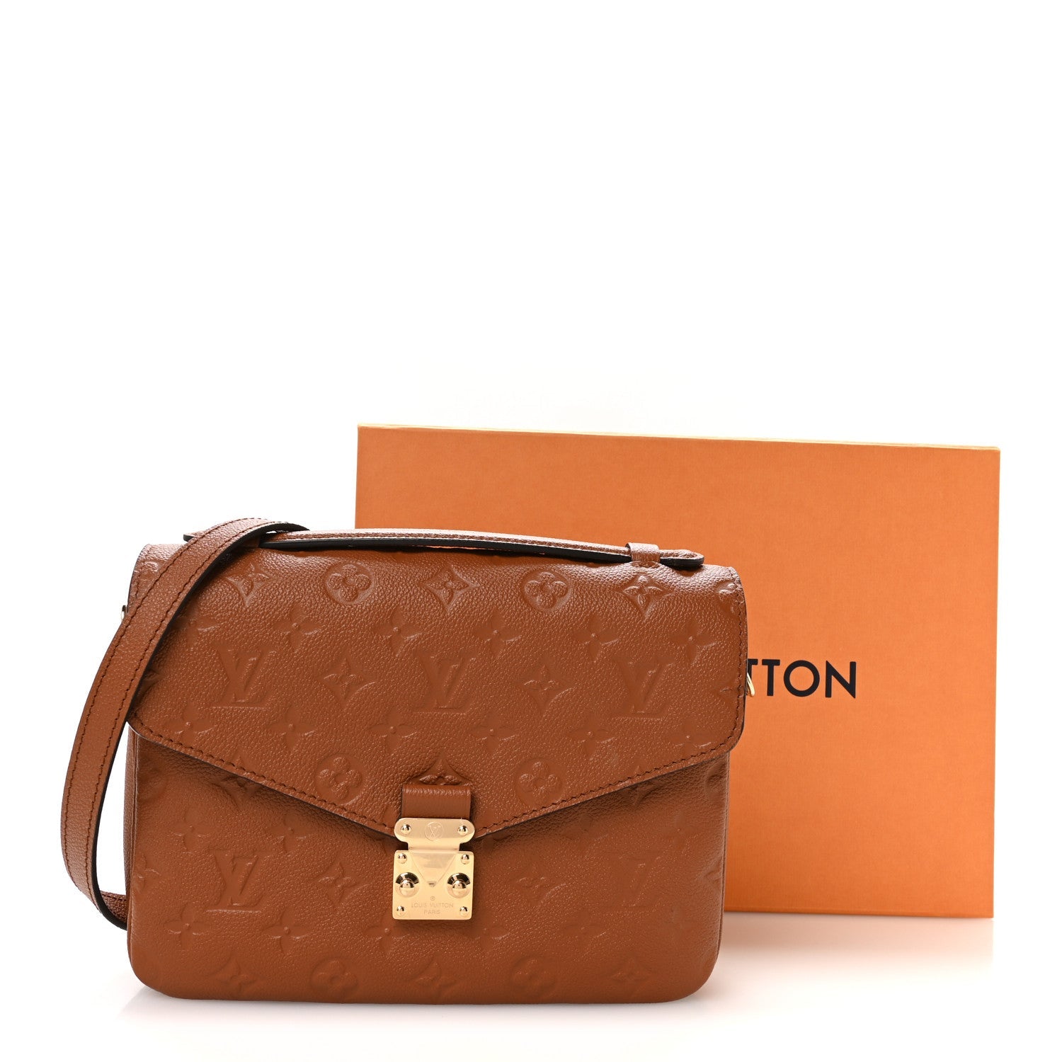 Louis Vuitton Empreinte Pochette Metis Cognac