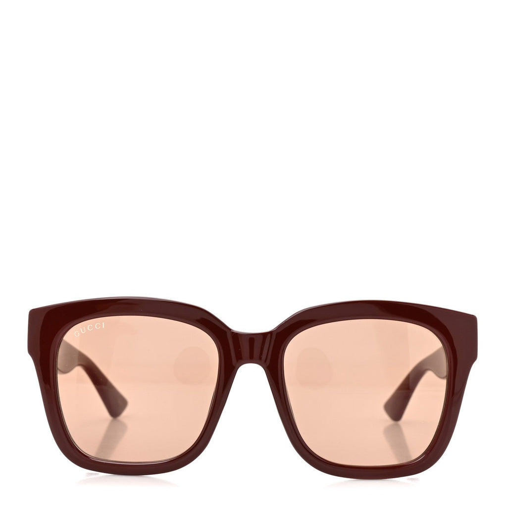 Gucci Acetate Square Frame Sunglasses GG1338SK Red