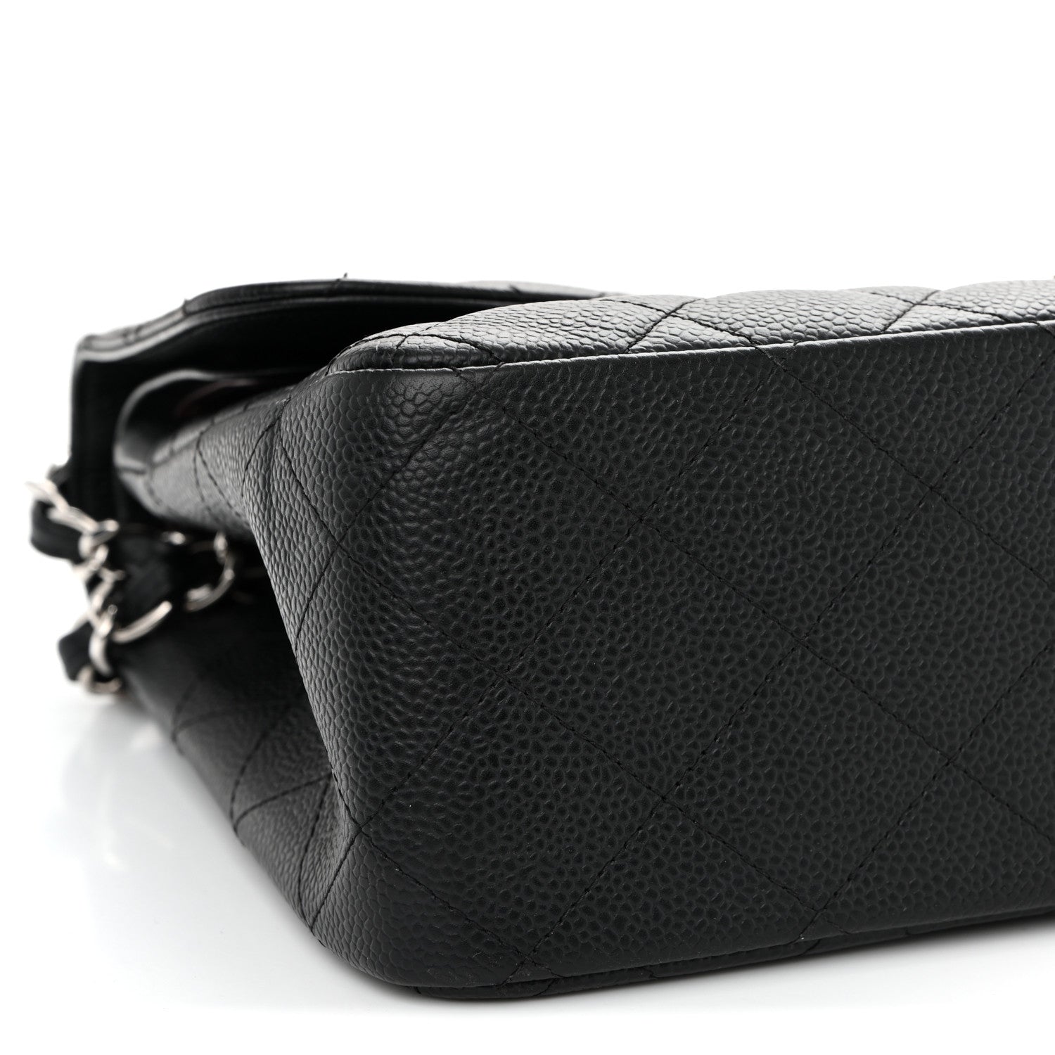 Chanel Caviar Quilted Jumbo Double Flap Black