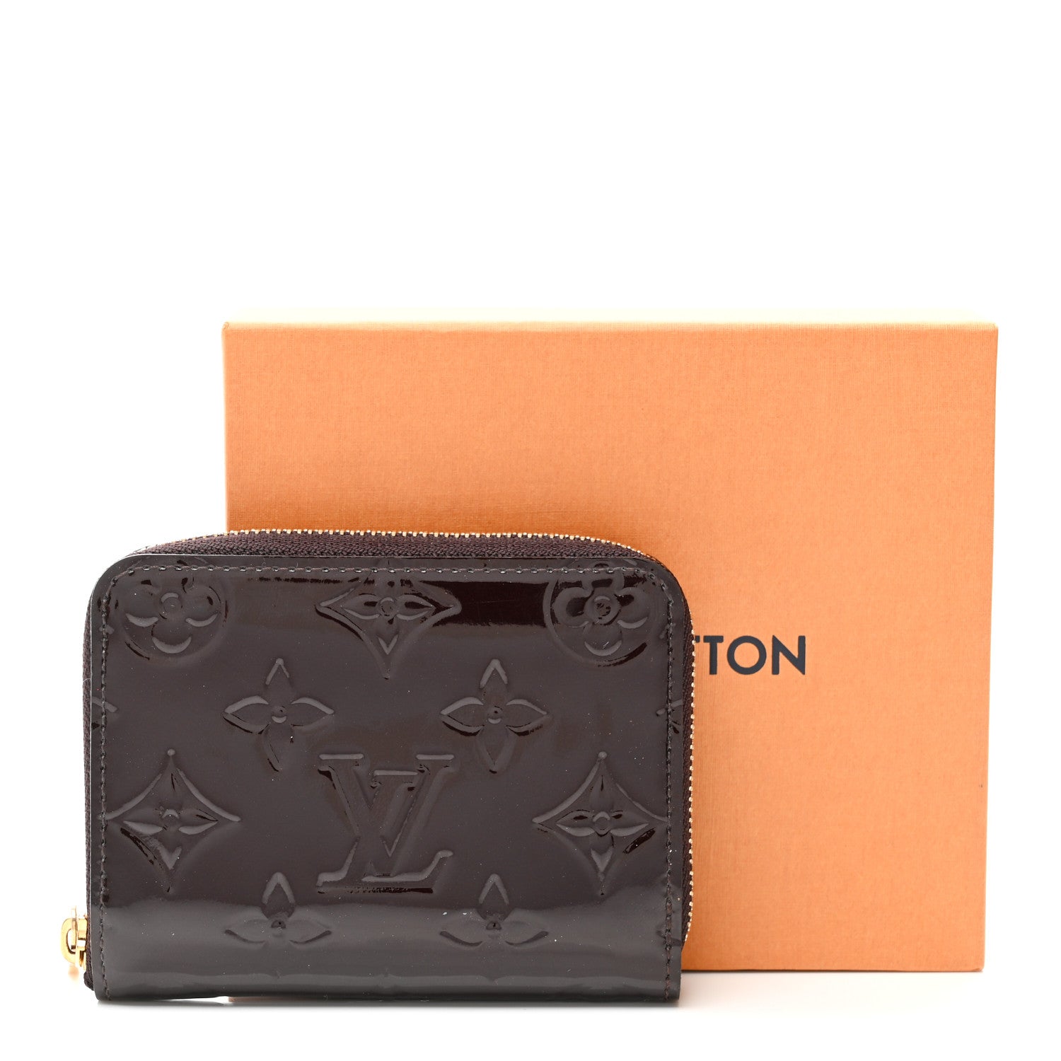 Louis Vuitton Vernis Zippy Coin Purse Wallet Amarante