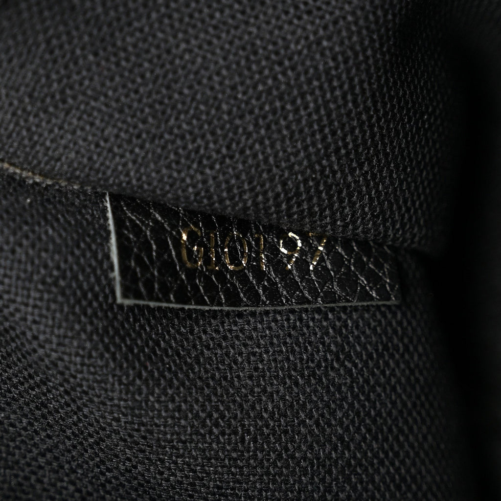 Louis Vuitton Monogram Pallas Clutch Black