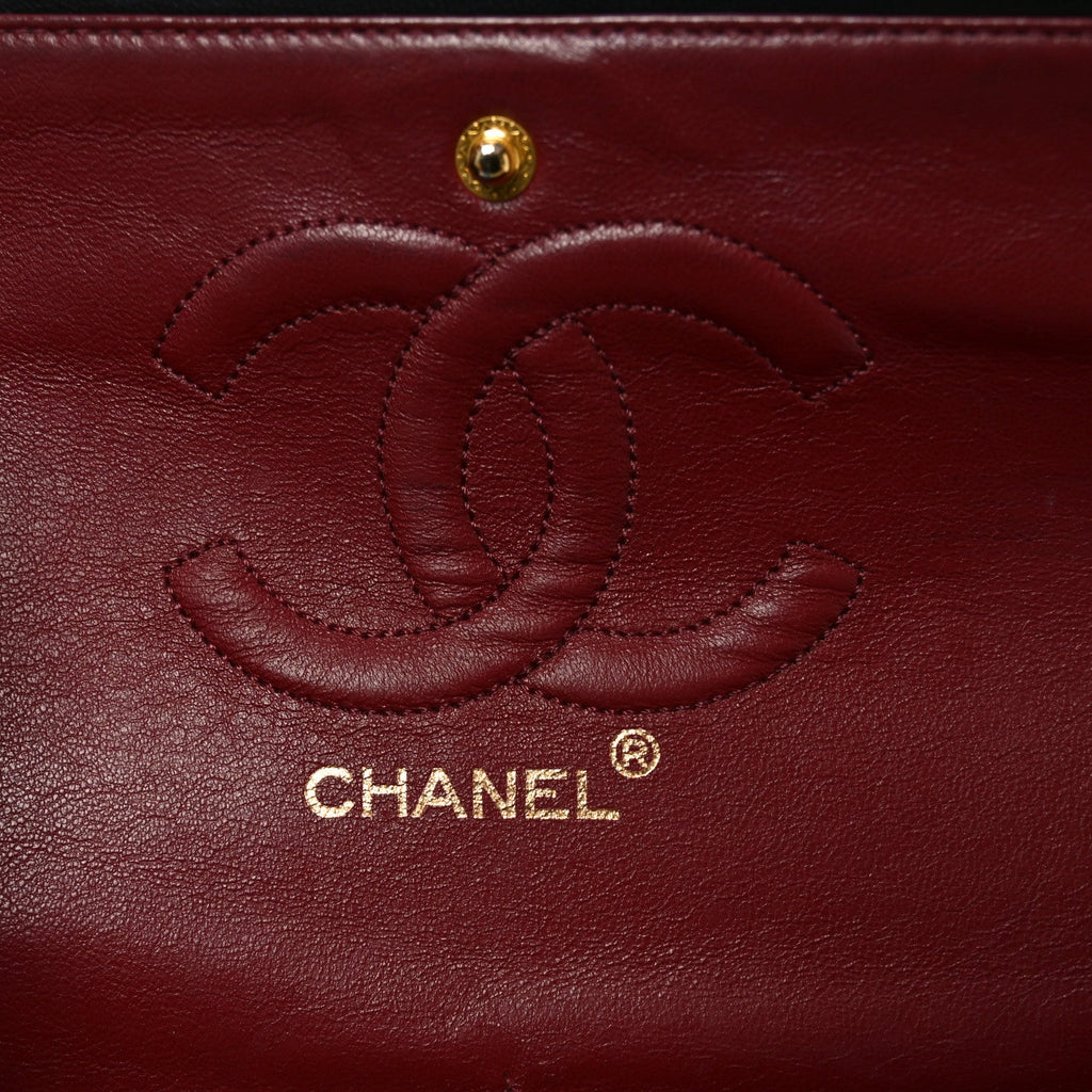 Chanel Lambskin Quilted Small Double Flap Black
