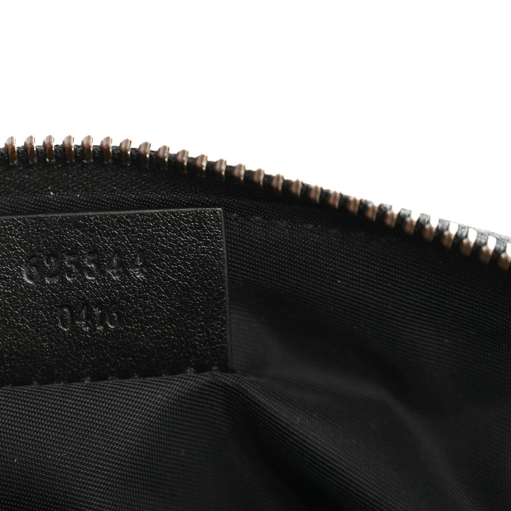 Gucci Calfskin Matelasse GG Marmont Pouch Cosmetic Case Black