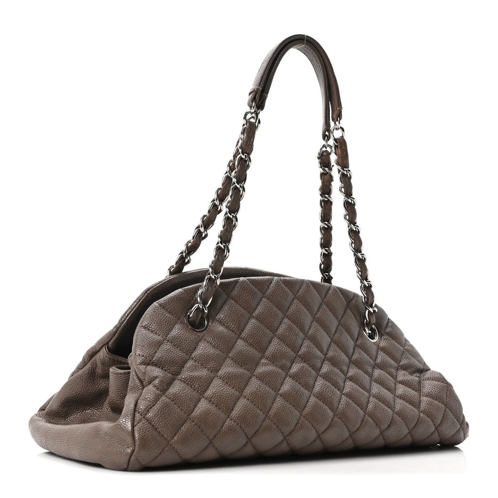 Chanel Caviar Quilted Medium Just Mademoiselle Beige