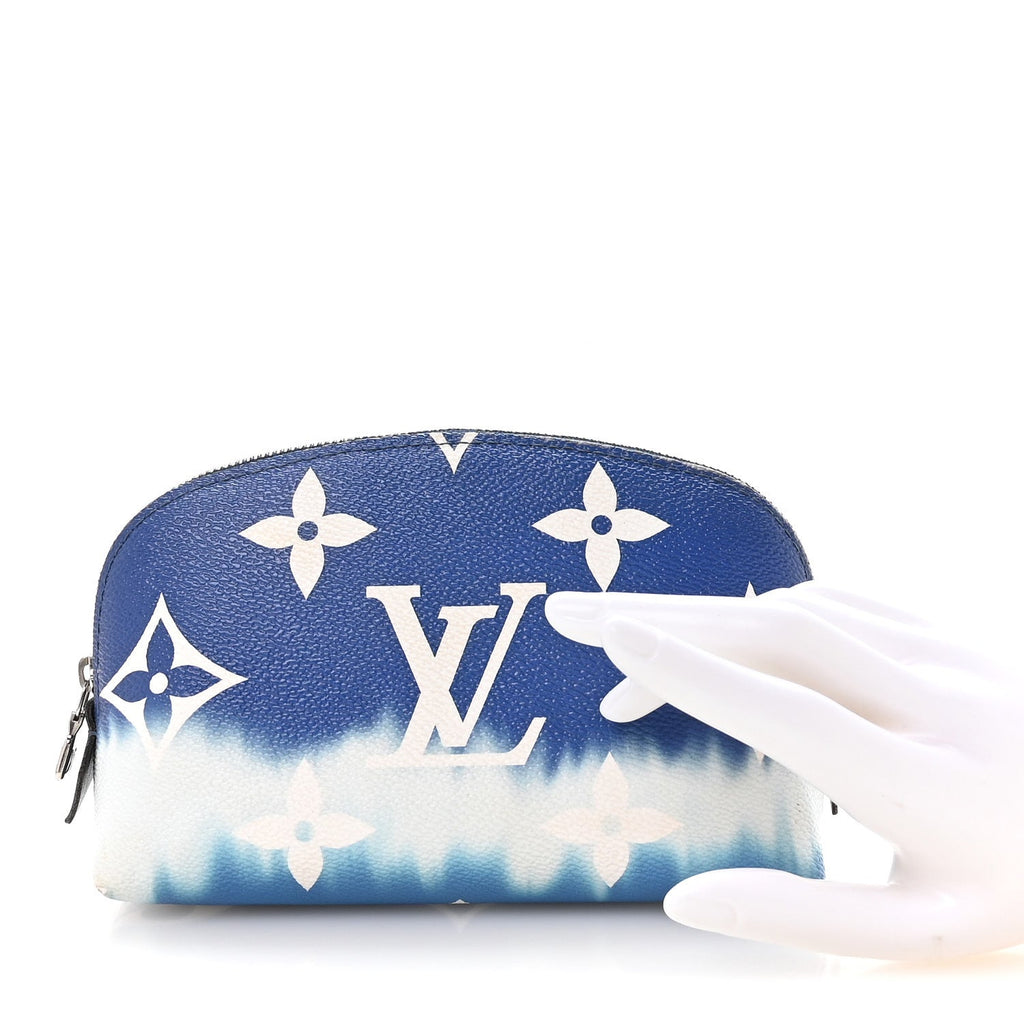 Louis Vuitton Monogram Giant Escale Cosmetic Pouch Blue