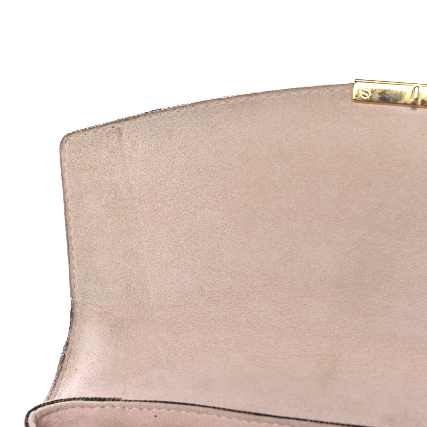 Louis Vuitton Damier Ebene Caissa Clutch Rose Ballerine