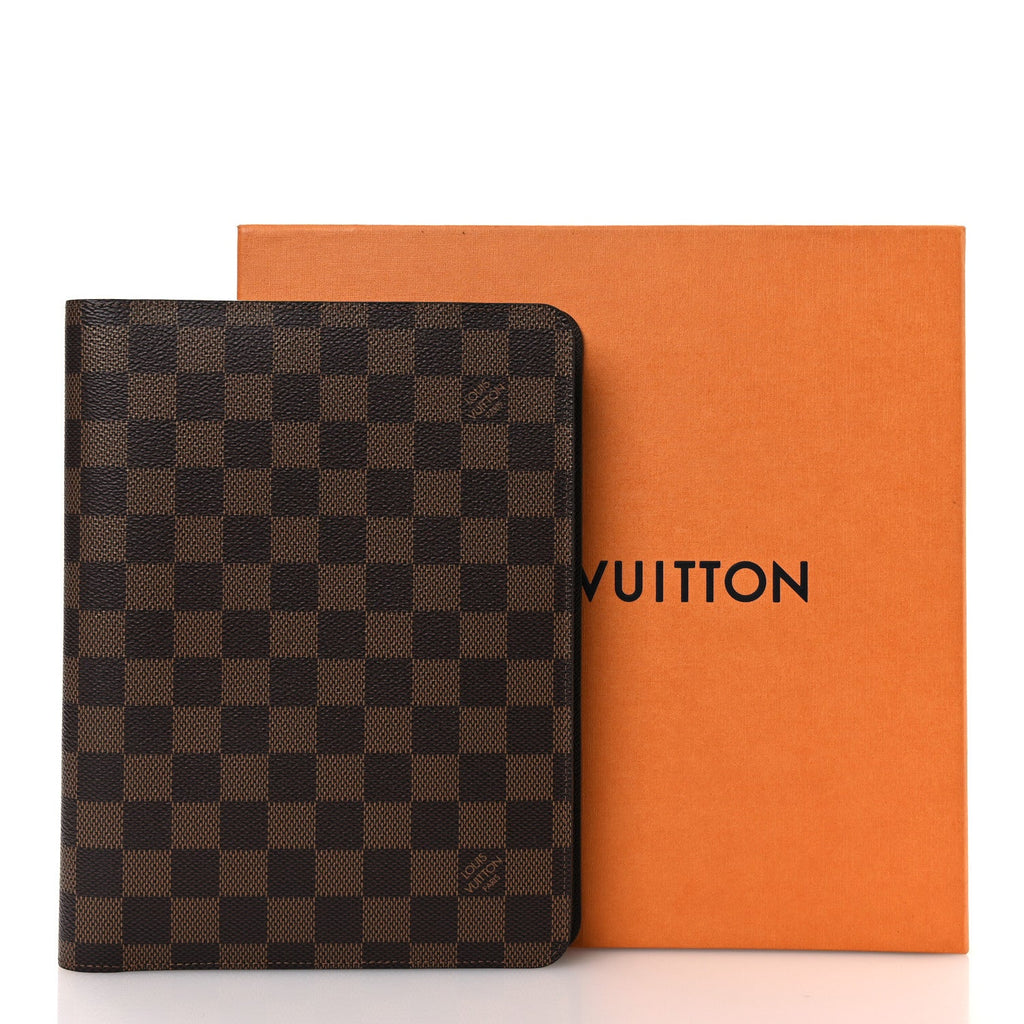 Louis Vuitton Damier Ebene Desk Agenda Cover