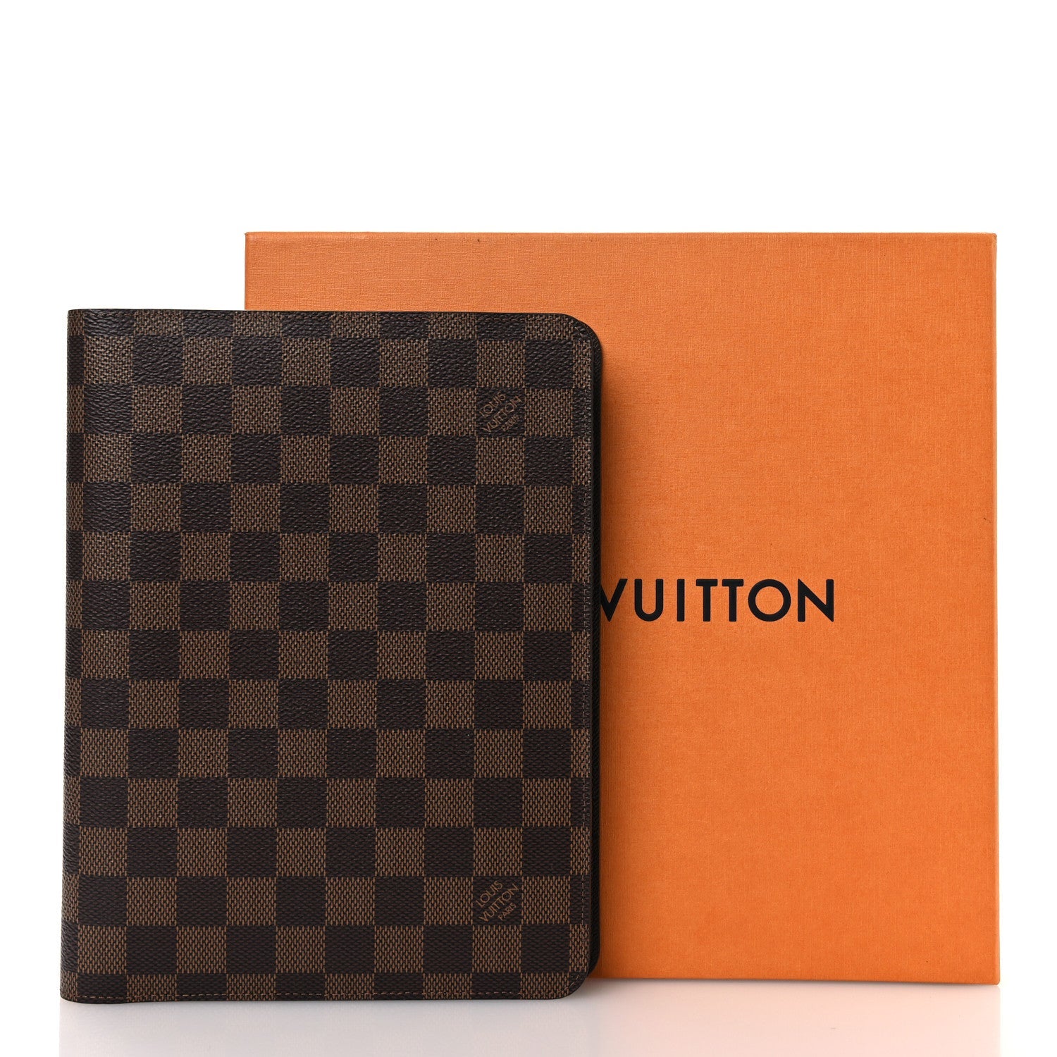 Louis Vuitton Damier Ebene Desk Agenda Cover