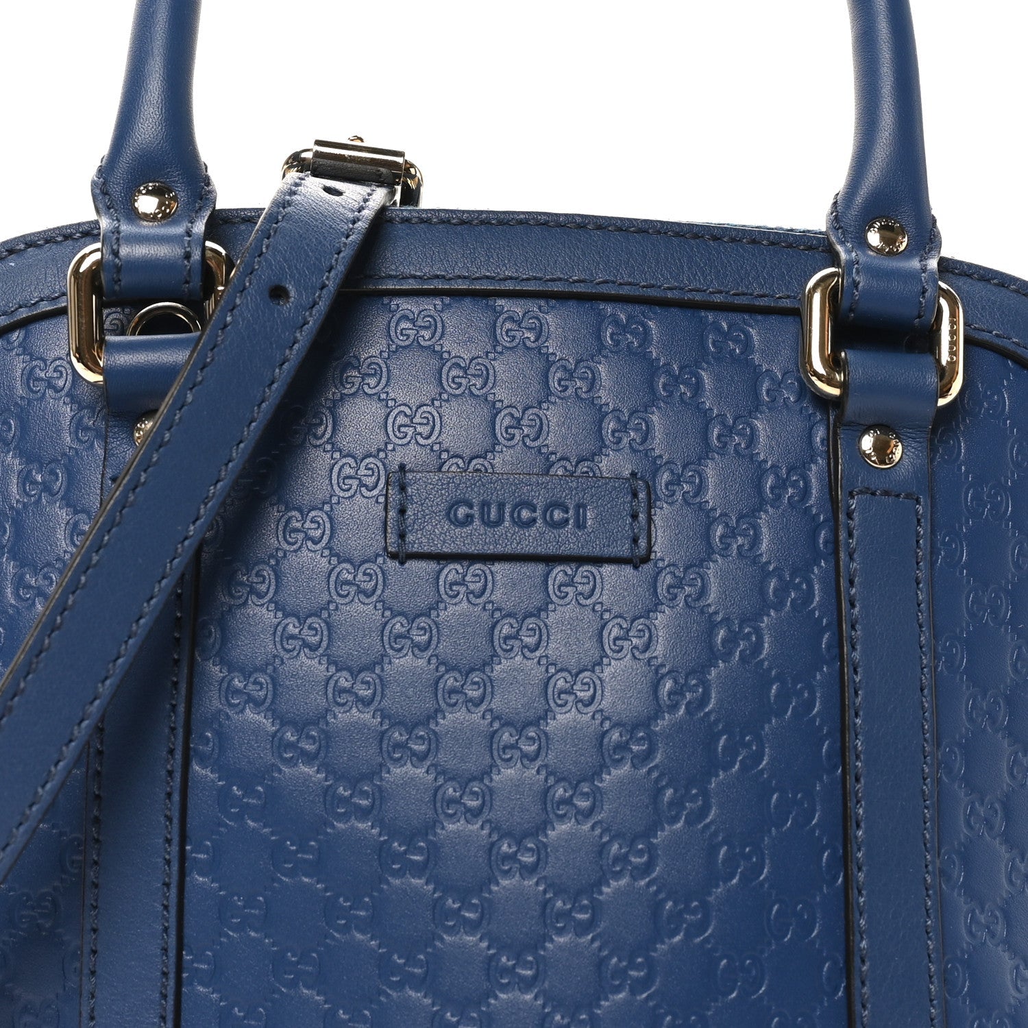 Gucci Soft Microguccissima Mini Dome Bag Blue