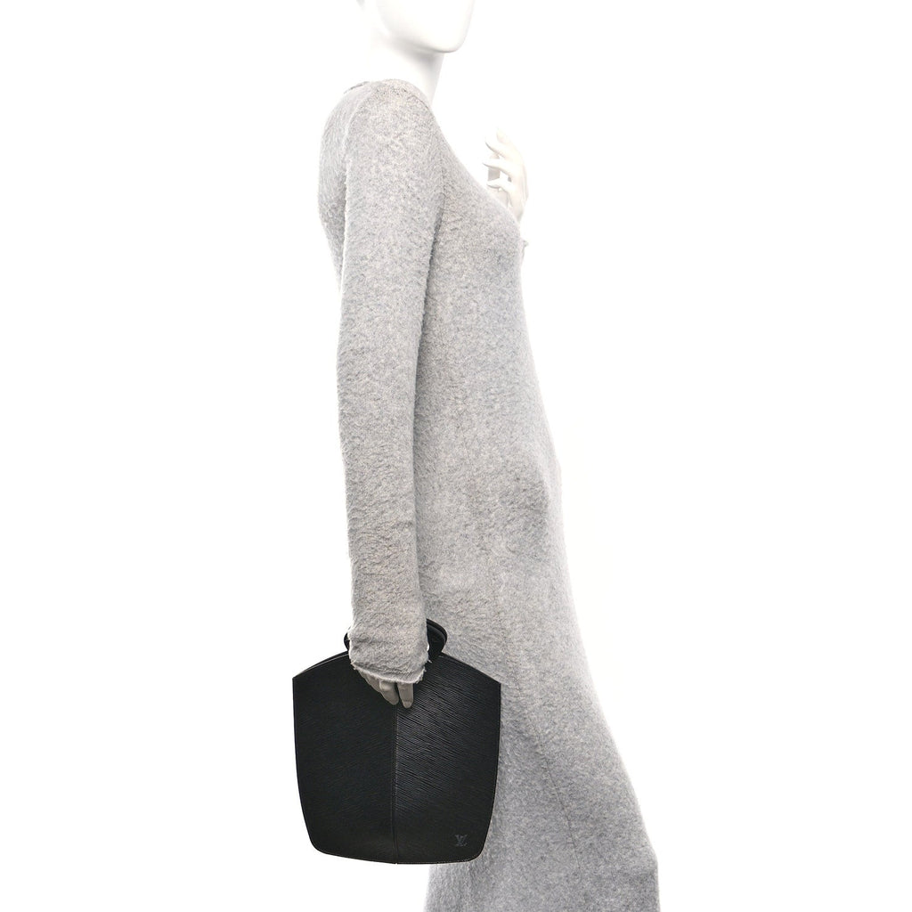 Louis Vuitton Epi Demi Lune Tote Black