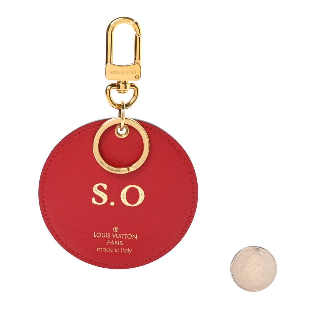 Louis Vuitton Monogram Illustre Kabuki Daruma Bag Charm Key Holder