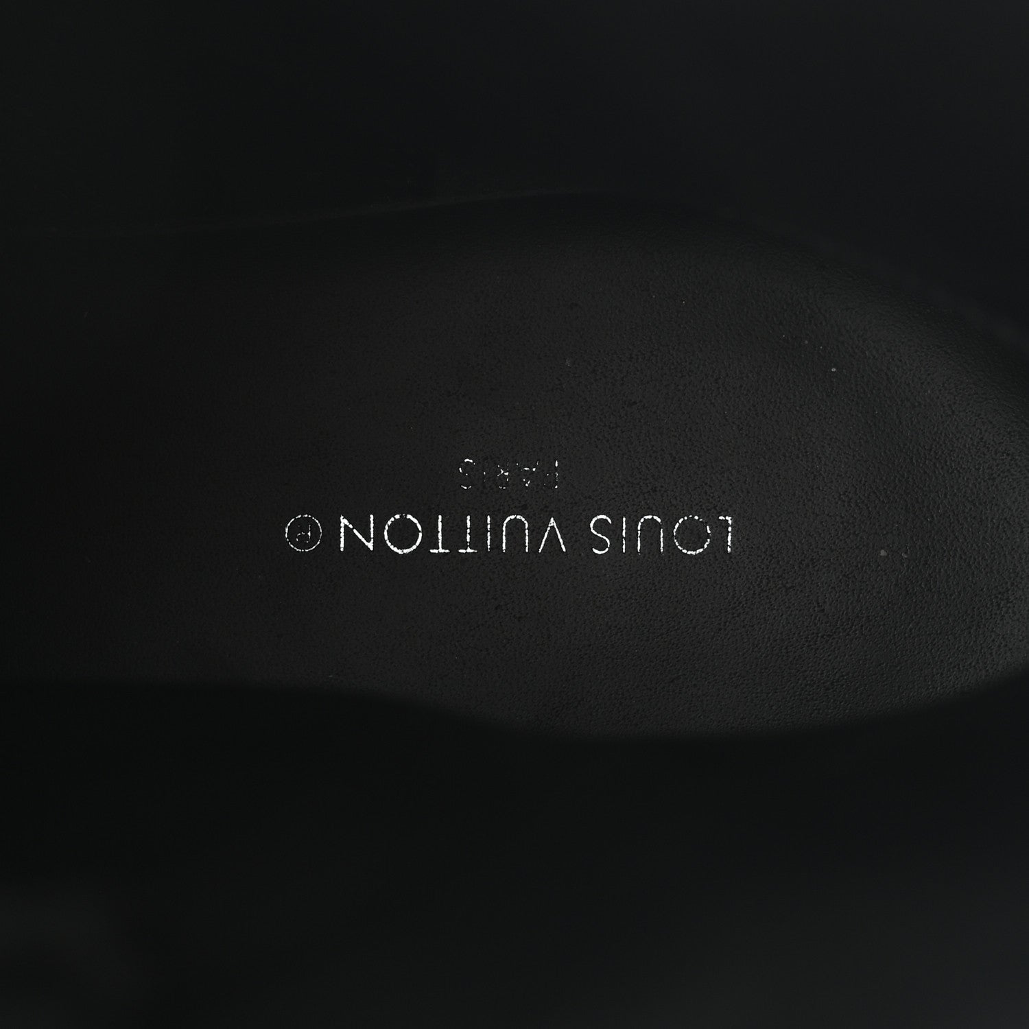 Louis Vuitton Calfskin Monogram Wonderland Flat Ranger Boots 36.5 Black