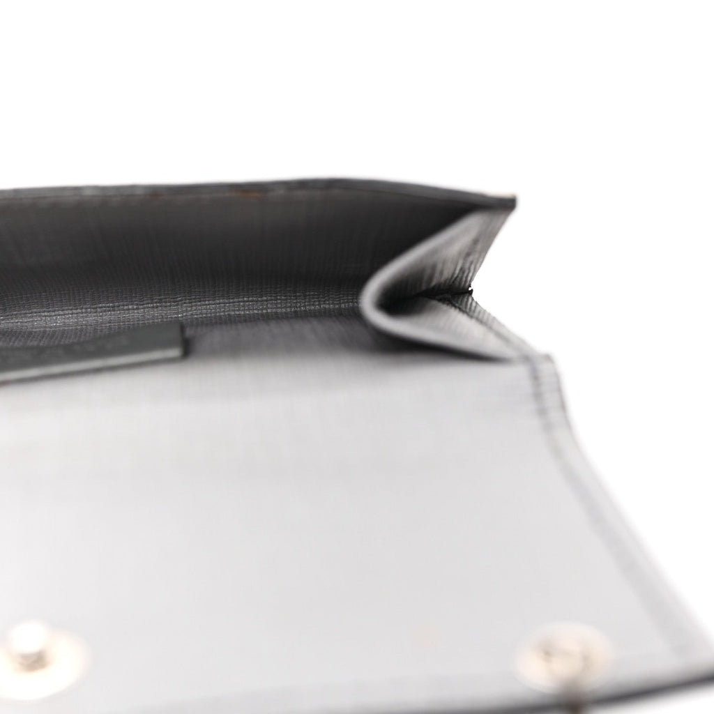 Gucci GG Supreme Monogram GG Pierce French Flap Wallet Ecru Grigio