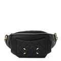 Chanel Caviar Quilted Filigree Waist Bag Black