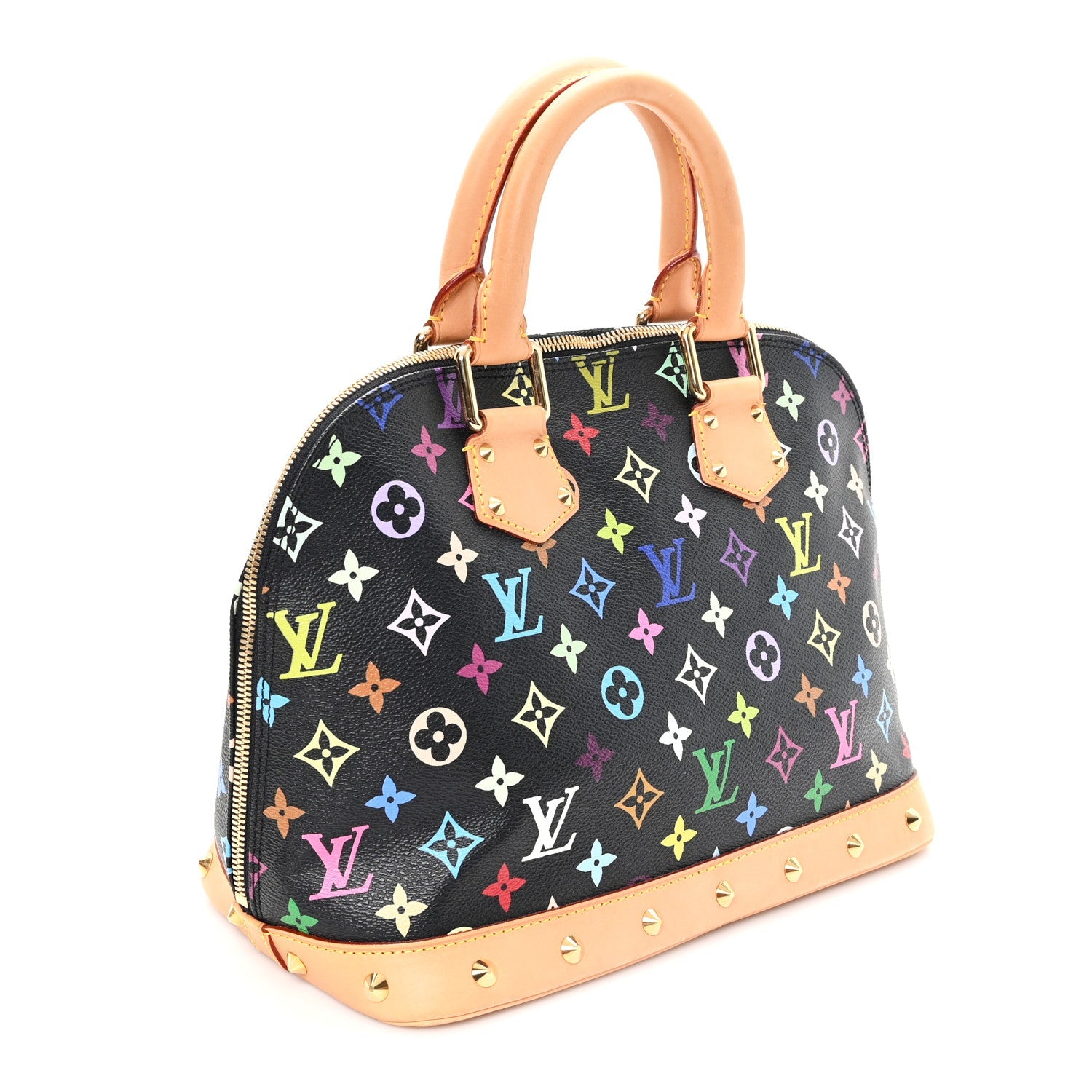 Louis Vuitton Monogram Multicolor Alma Black