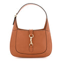 Gucci Tritone Calfskin Small Jackie 1961 Hobo Harness Brown