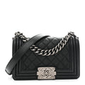 Chanel Caviar Quilted Small Boy Flap Black