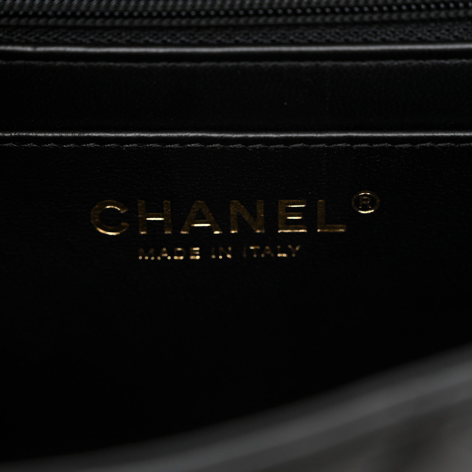 Chanel Lambskin Quilted Mini Top Handle Rectangular Flap Black