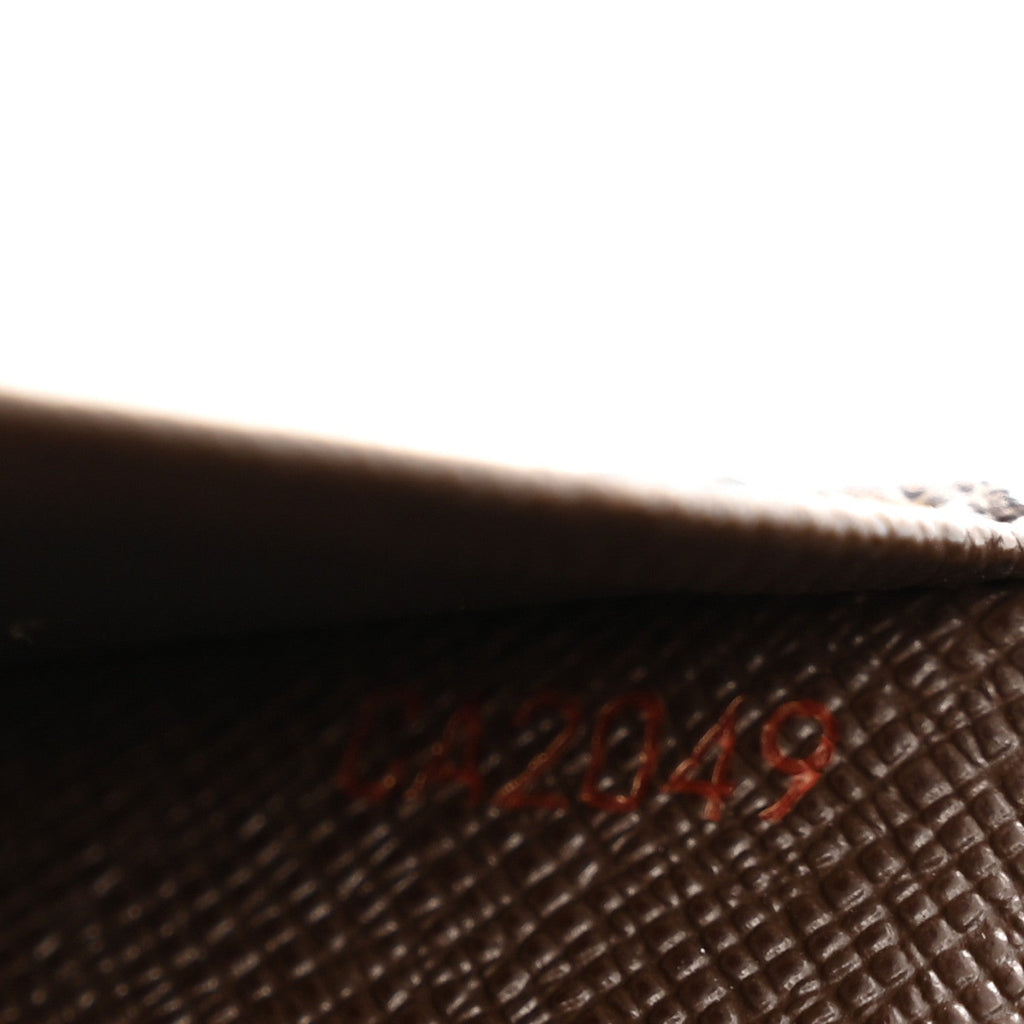 Louis Vuitton Damier Ebene Porte-Monnaie Billets Tresor Wallet
