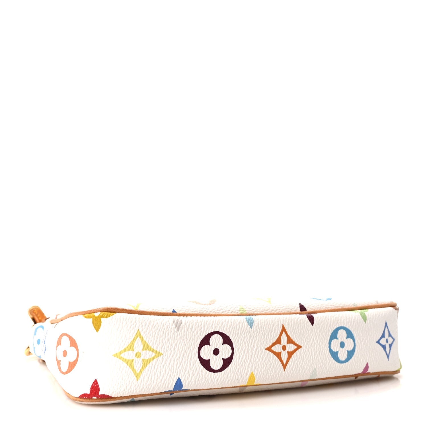 Louis Vuitton Monogram Multicolor Pochette Accessories White