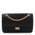 Chanel Aged Calfskin Quilted 2.55 Reissue 225 Flap Black