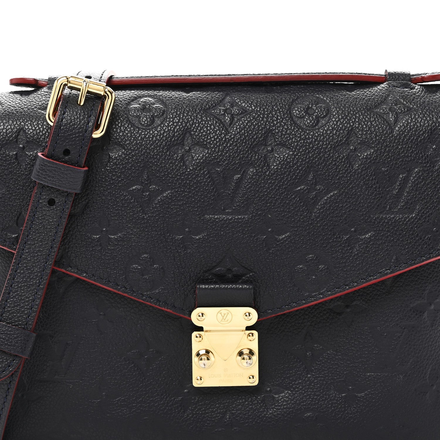 Louis Vuitton Empreinte Pochette Metis Marine Rouge