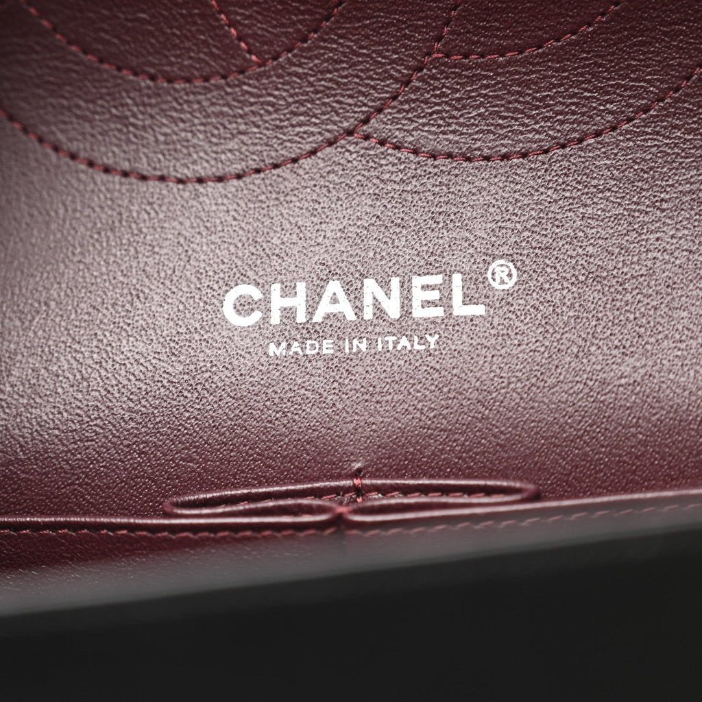 Chanel Lambskin Quilted Jumbo Double Flap Black