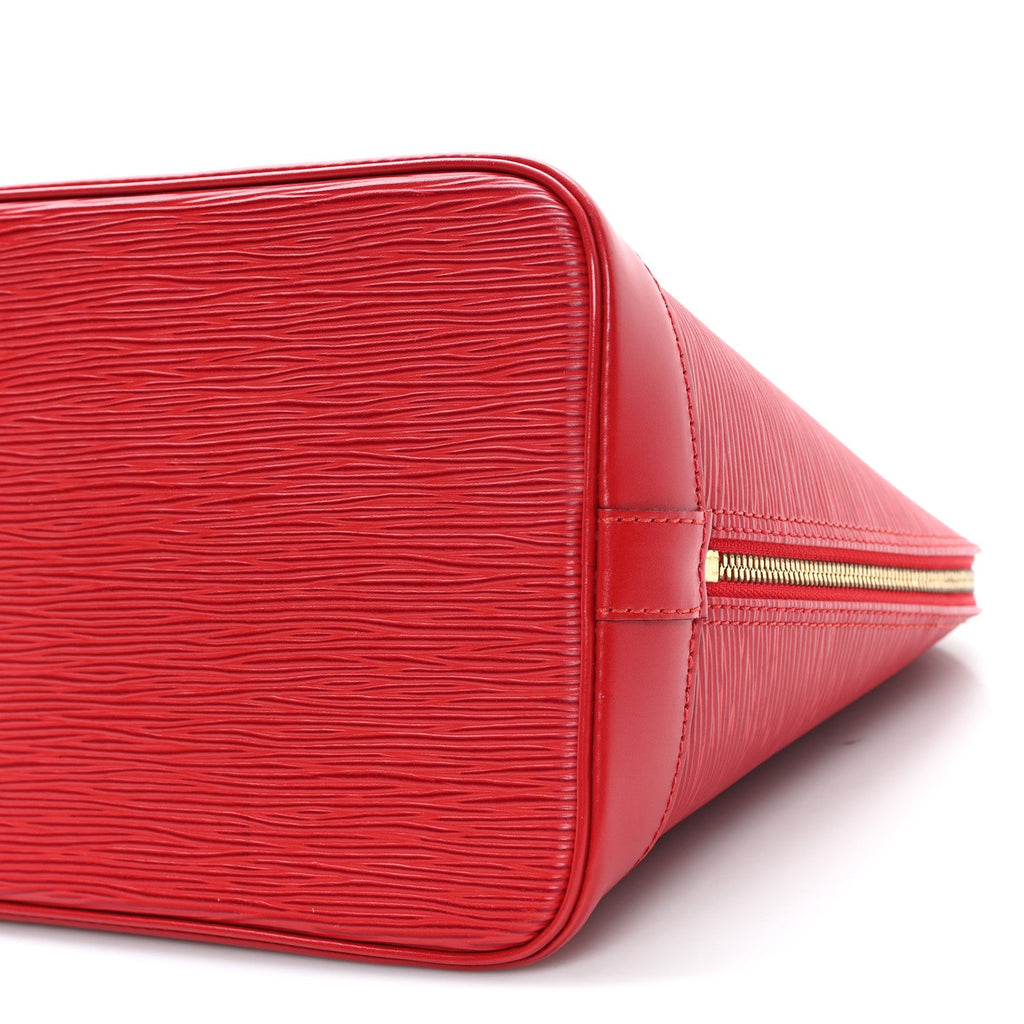 Louis Vuitton Epi Alma PM Castillan Red