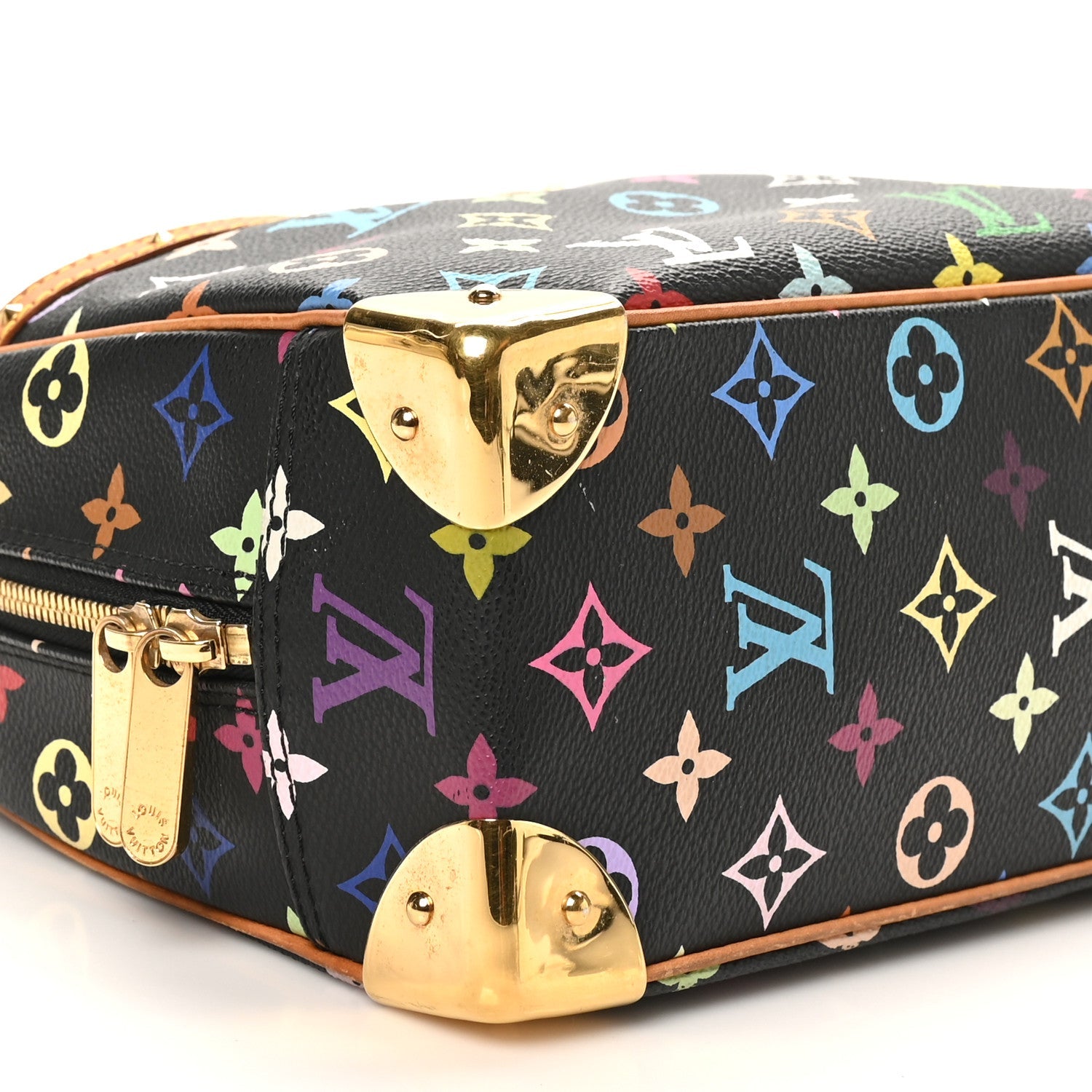 Louis Vuitton Monogram Multicolor Trouville Black