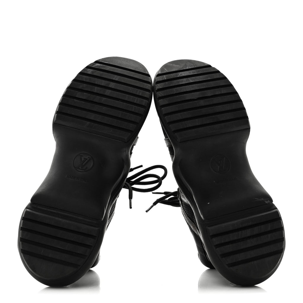 Louis Vuitton Calfskin Patent Monogram LV Archlight Sneakers 38 Black