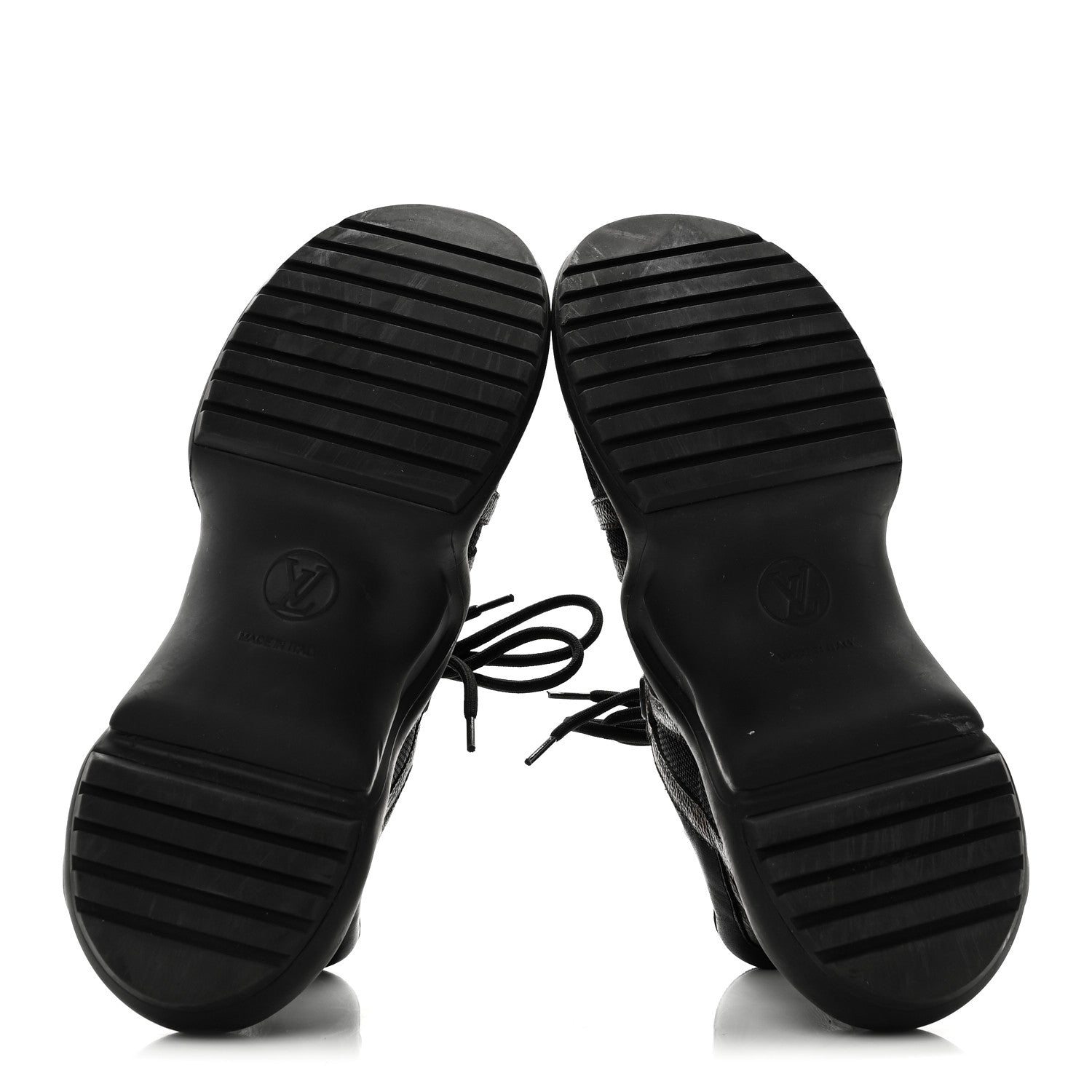 Louis Vuitton Calfskin Patent Monogram LV Archlight Sneakers 38 Black