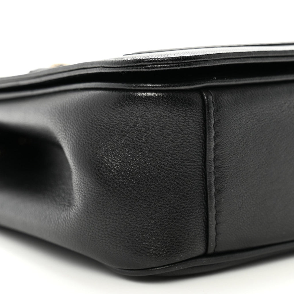 Chanel Lambskin CC Mania Flap Bag Black