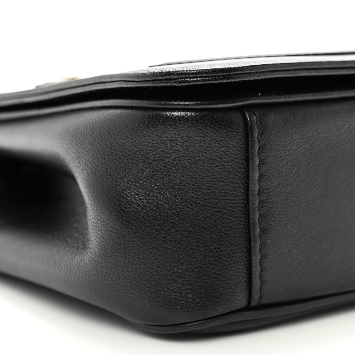 Chanel Lambskin CC Mania Flap Bag Black