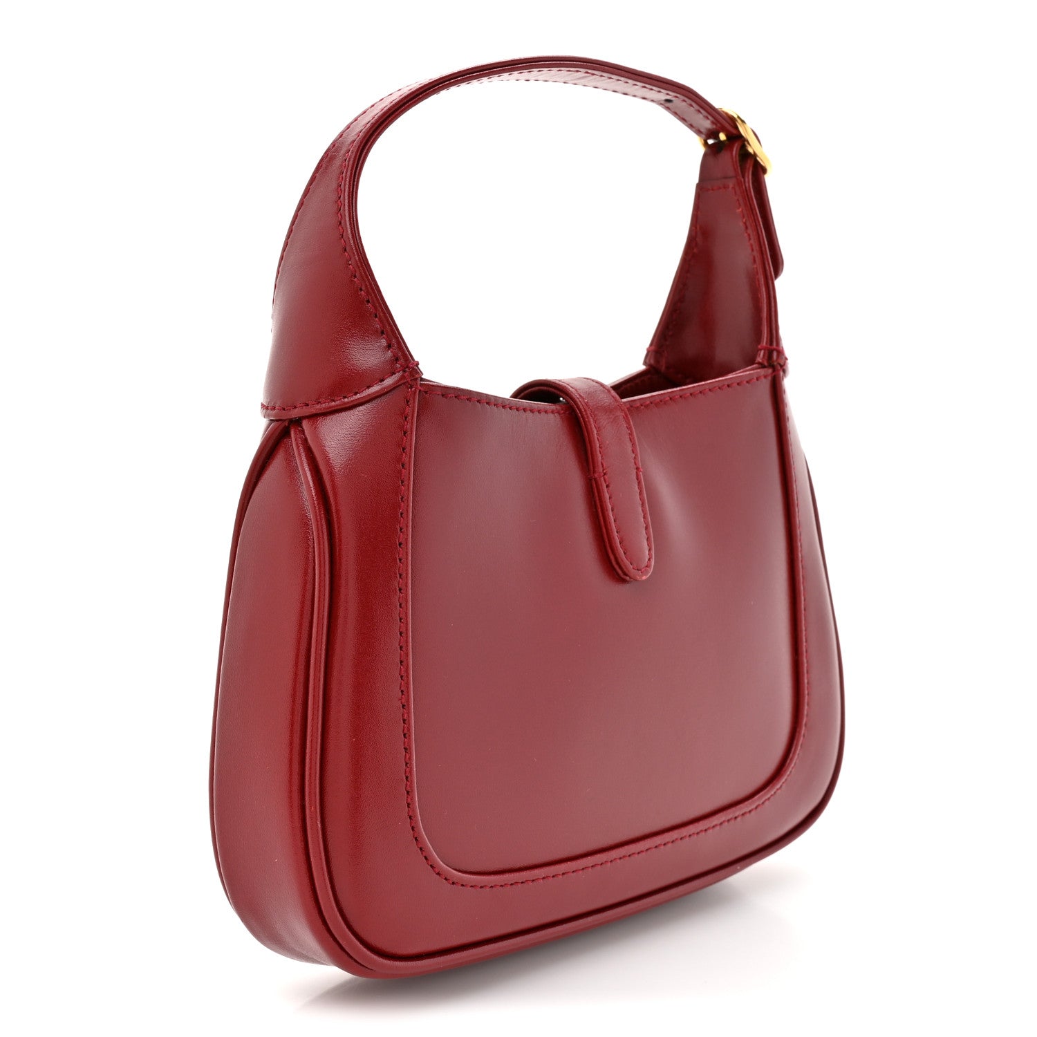Gucci Boarded Dyana Lux Calfskin Mini Jackie 1961 Hobo New Cherry Red