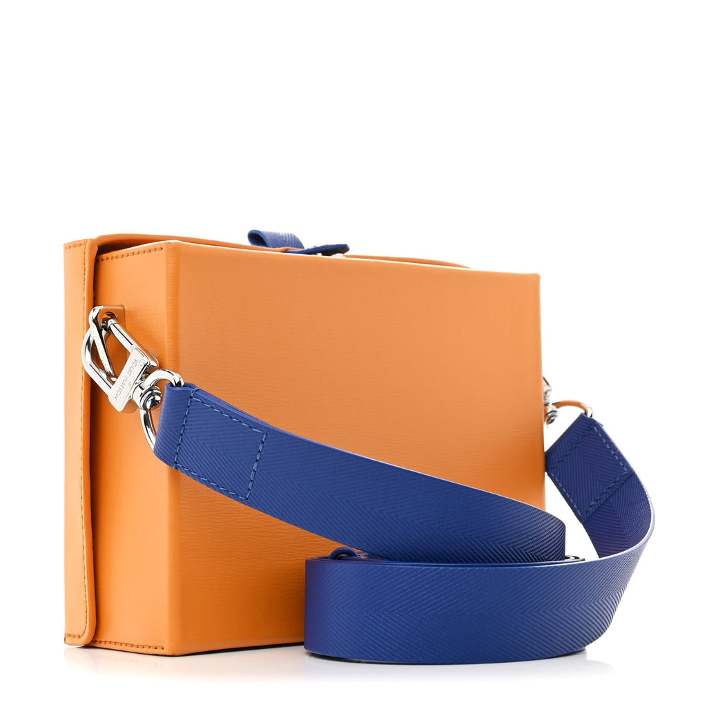 Louis Vuitton Cowhide Shopper Clutch  Safran