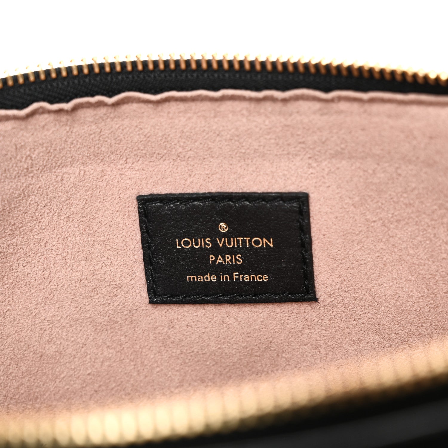 Louis Vuitton Lambskin Embossed Monogram Coussin PM Black