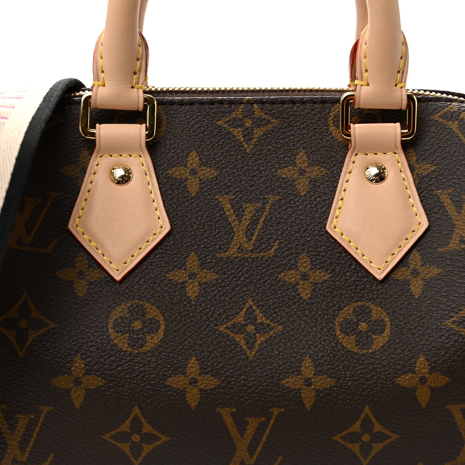 Louis Vuitton Monogram Speedy Bandouliere 20 Black