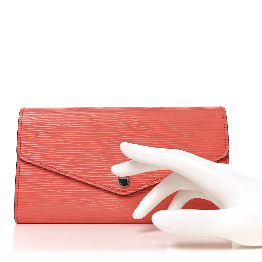 Louis Vuitton Epi Sarah Wallet NM Freesia