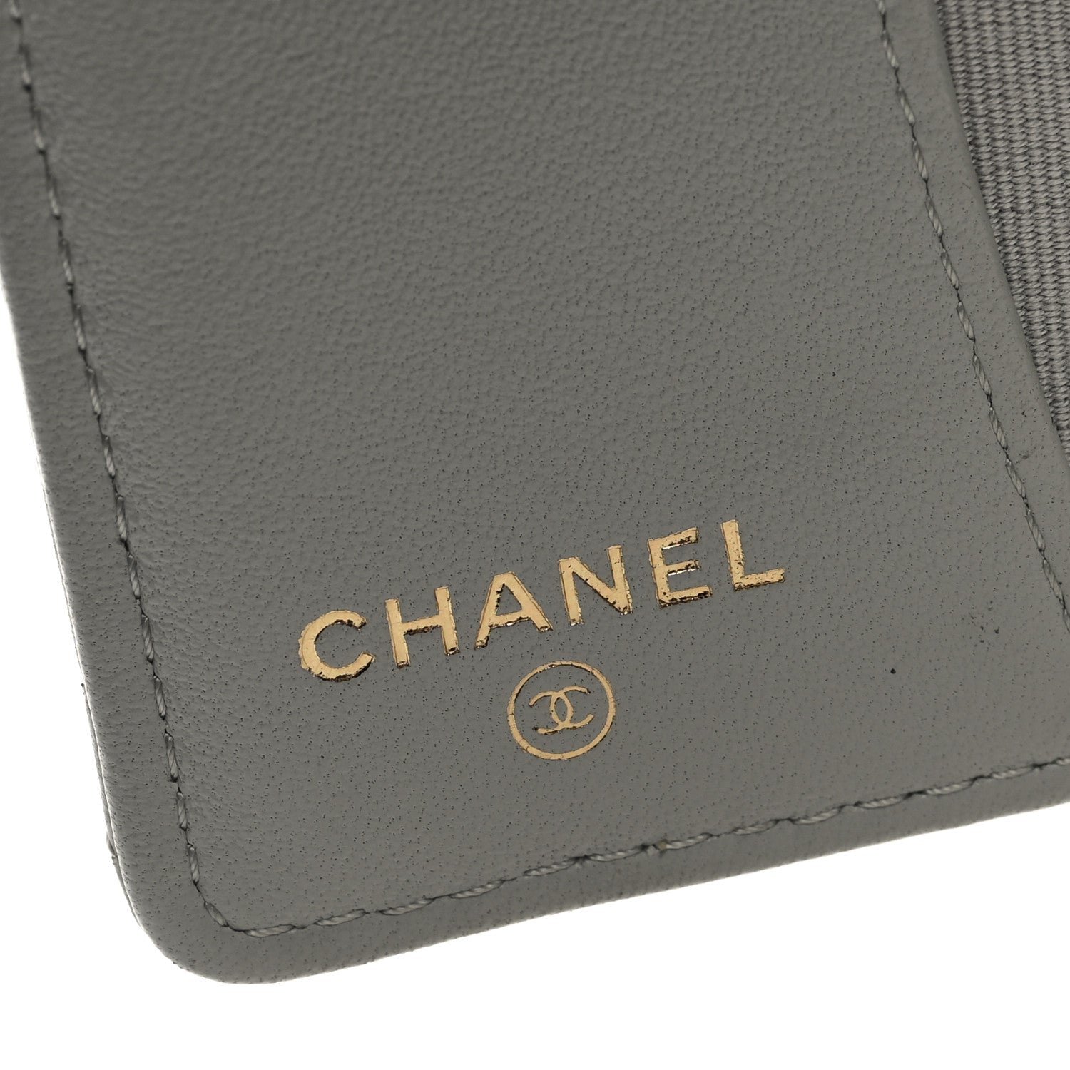 Lambskin Quilted Classic 4 Key Holder Wallet Grey