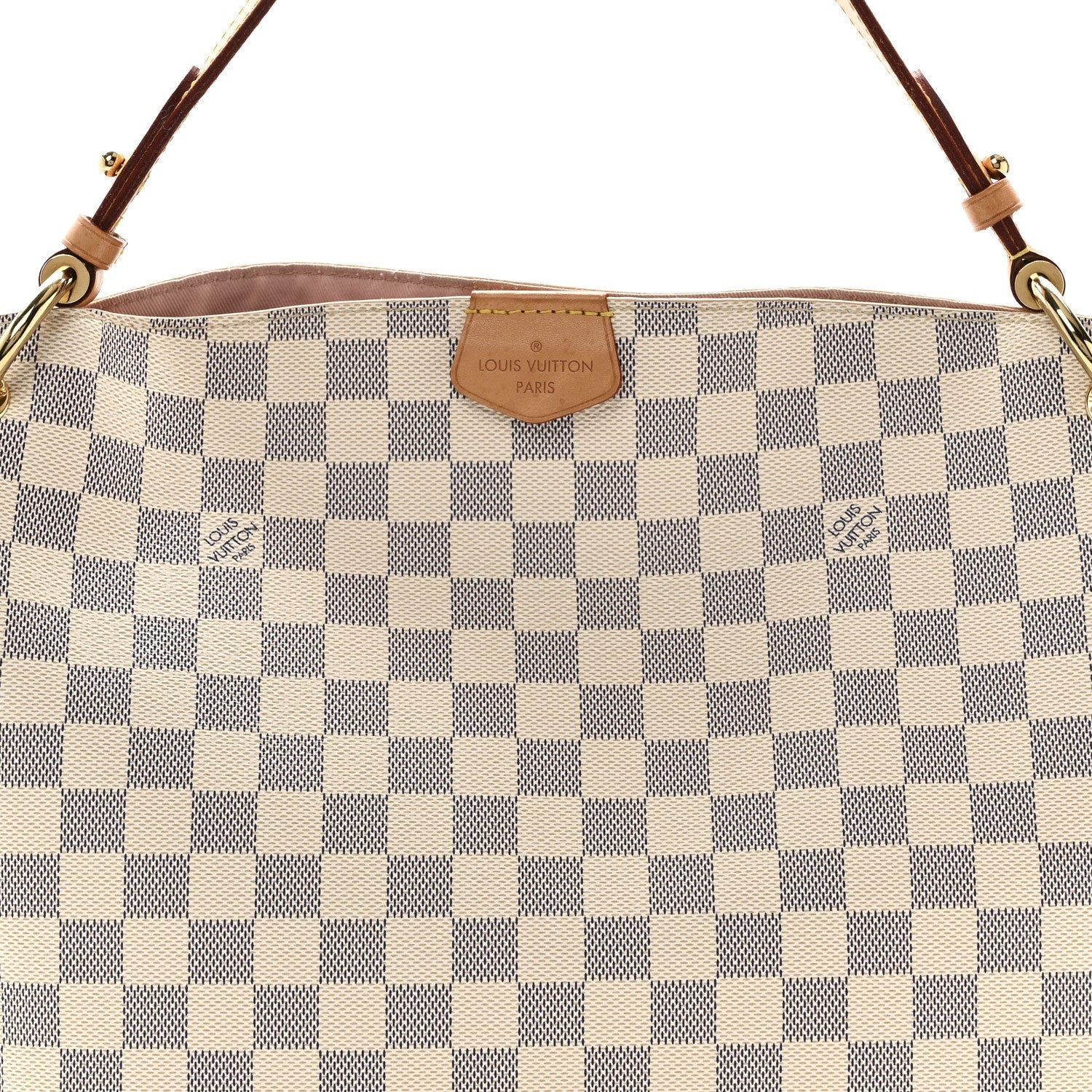 Louis Vuitton Damier Azur Graceful PM                    Rose Ballerine