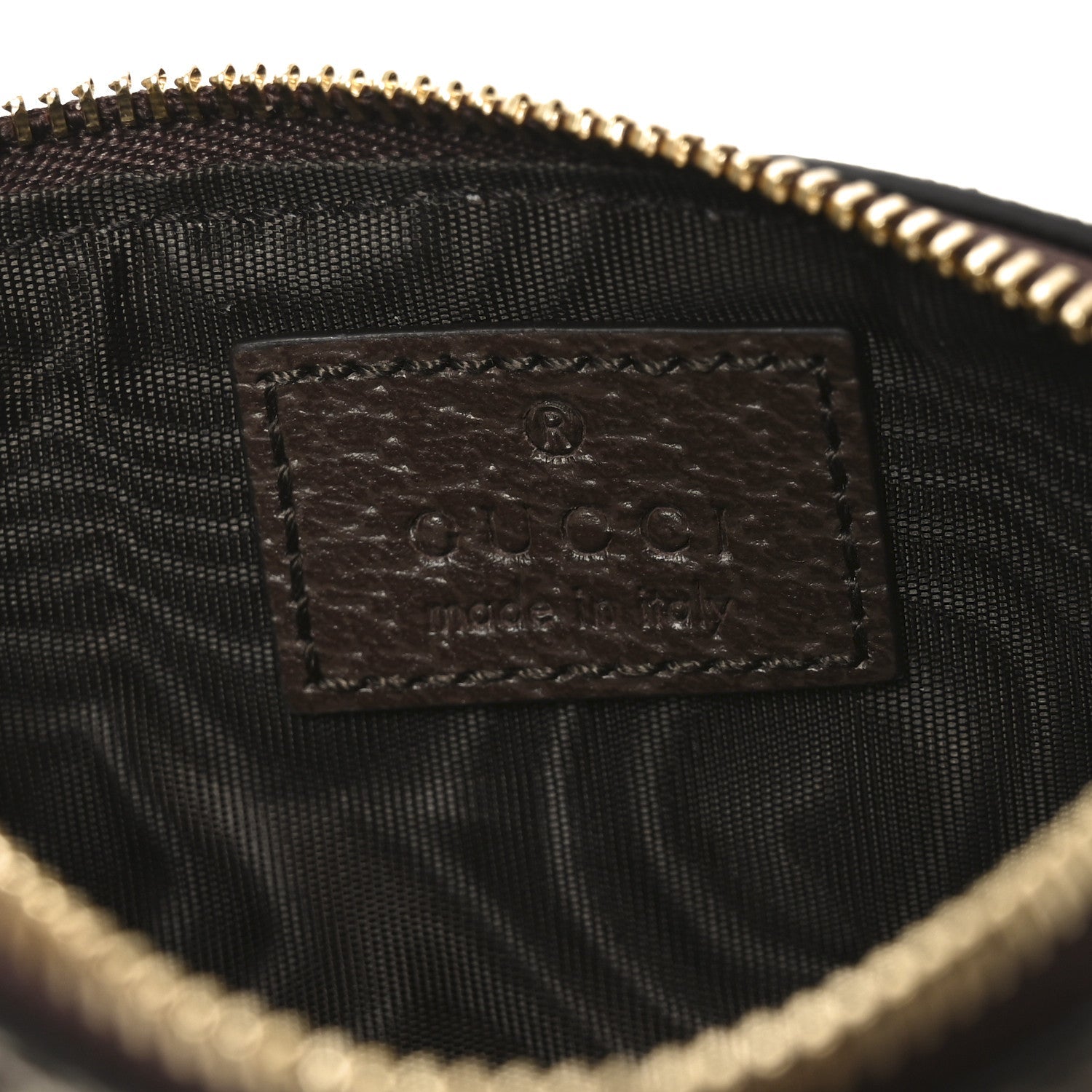 Gucci GG Supreme Monogram Key Case Brown