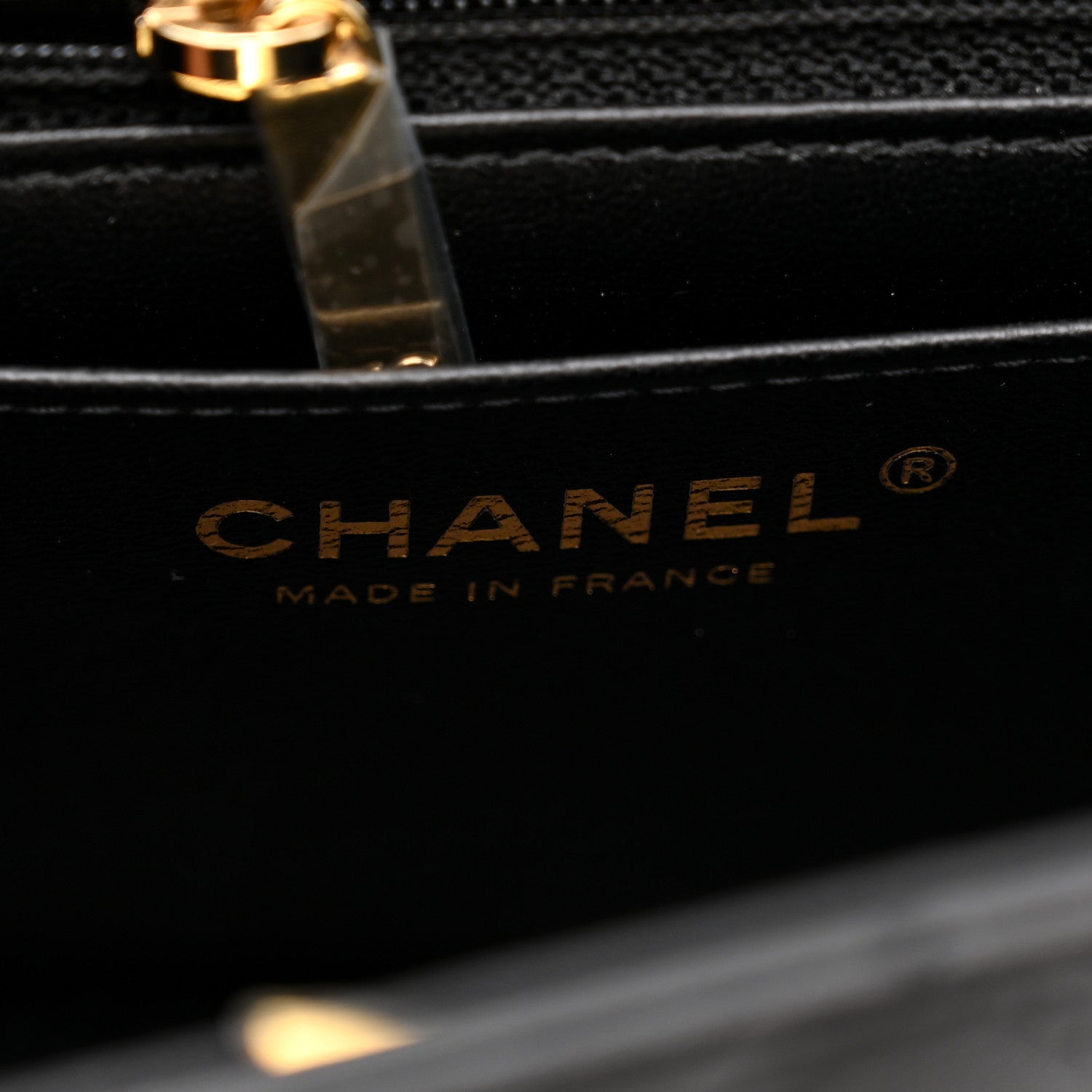 Chanel Lambskin Quilted Mini Rectangular Flap Black